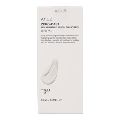 Crème solaire hydratante Anua Zero-Cast 50 ml