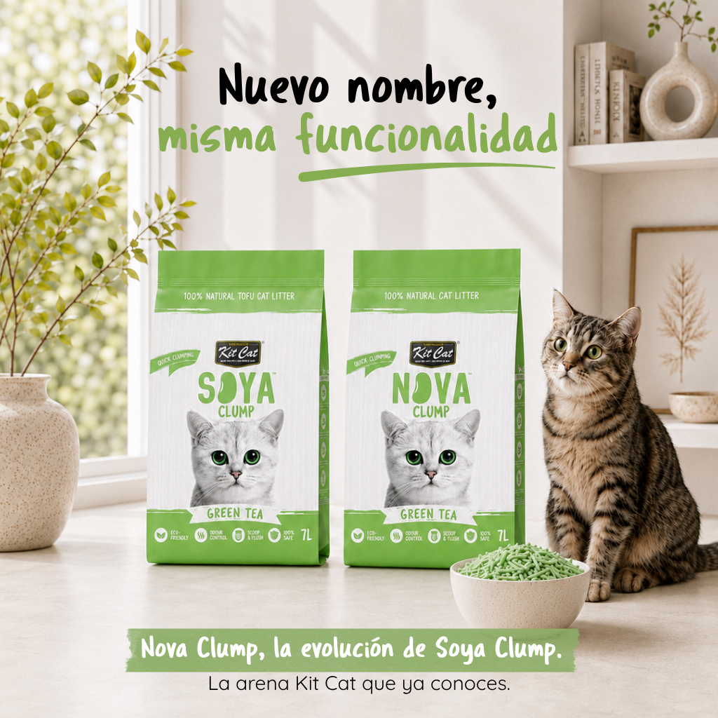Kit Cat Arena Eco SoyaClump - Green Tea 7 L Litière pour chat