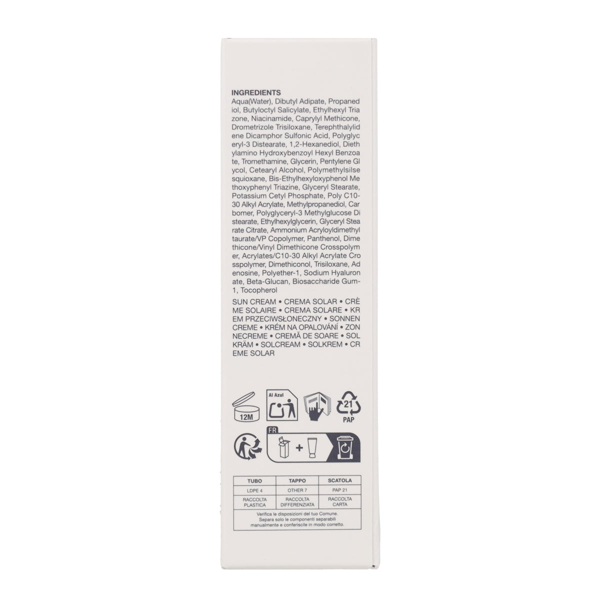 Crème solaire hydratante Anua Zero-Cast 50 ml