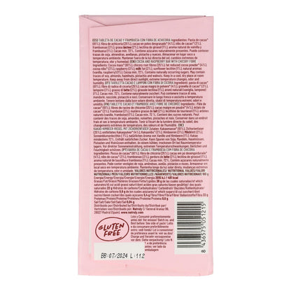 Chocolicious con frambuesa y nibs de cacao Natruly 85 gr
