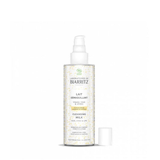 Leche limpiadora desmaquillante cara, ojos y labios 200 ml Biarritz