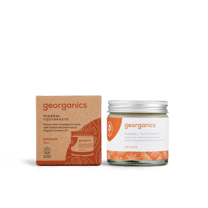 Dentífrico con Aceite de Coco Naranja Georganics 120 ml