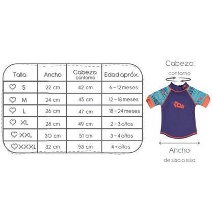 Camiseta baño UV Albatross  XL