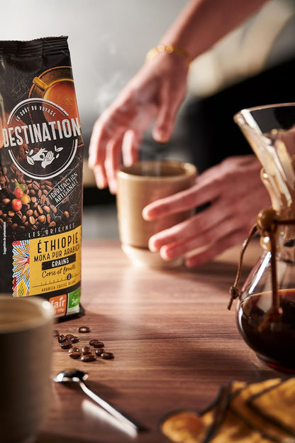 Café molido etiopía moka 100% arábica BIO Destination 250 g