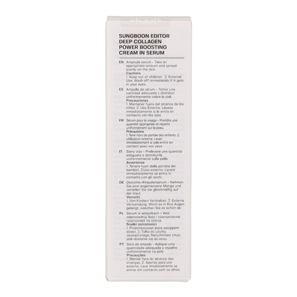 Deep Collagen Power Boosting Crème en Sérum Sungboon Editor 30ml