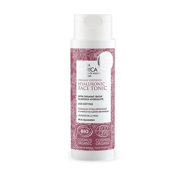 Tónico Facial Hialurónico Antienvejecimiento Certificado Orgánico  Natura Siberica 150 ml