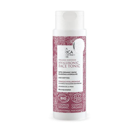 Tónico Facial Hialurónico Antienvejecimiento Certificado Orgánico  Natura Siberica 150 ml