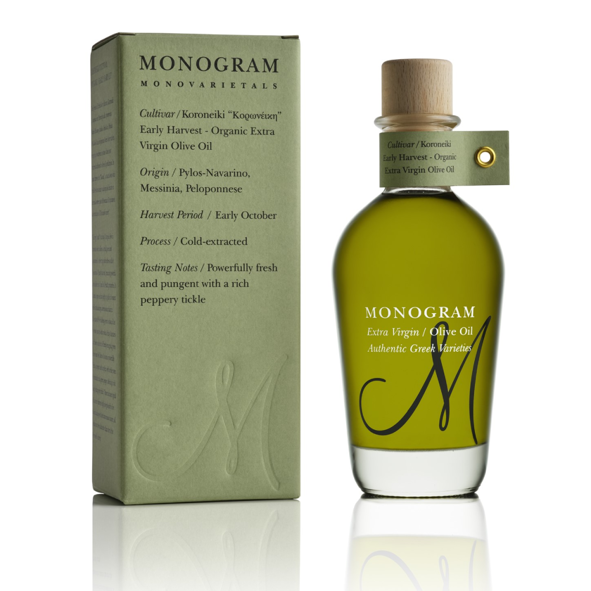 Aceite de Oliva Virgen Extra Koronéiki cosecha temprana Monogram 250ml