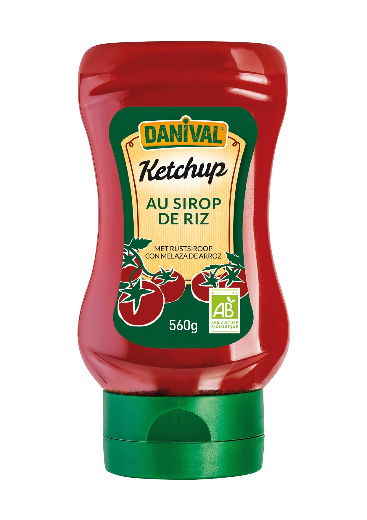 Ketchup Sans Sucre Au Sirop De Riz Bio Danival 560 g