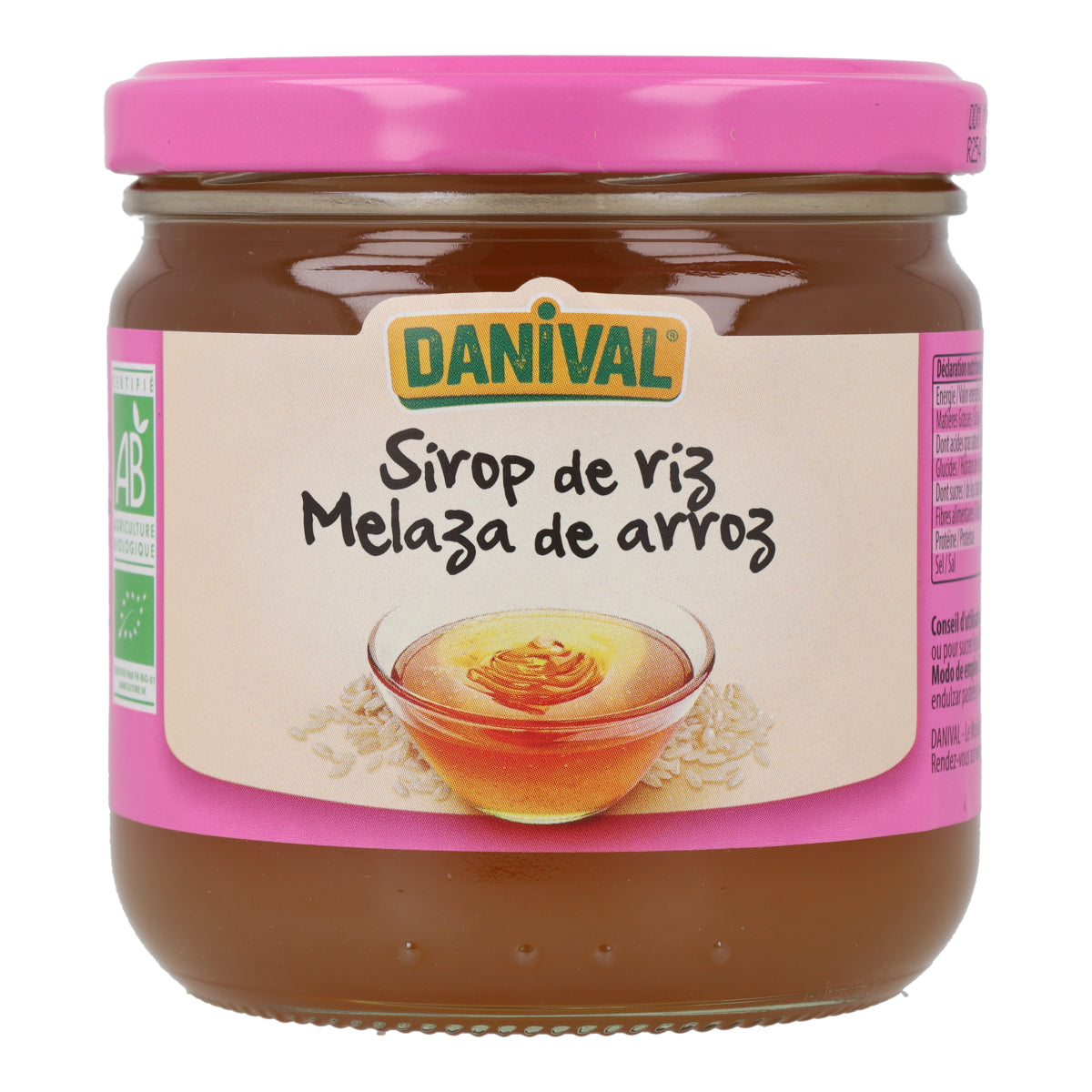 Sirop de Riz Bio Danival 460 g