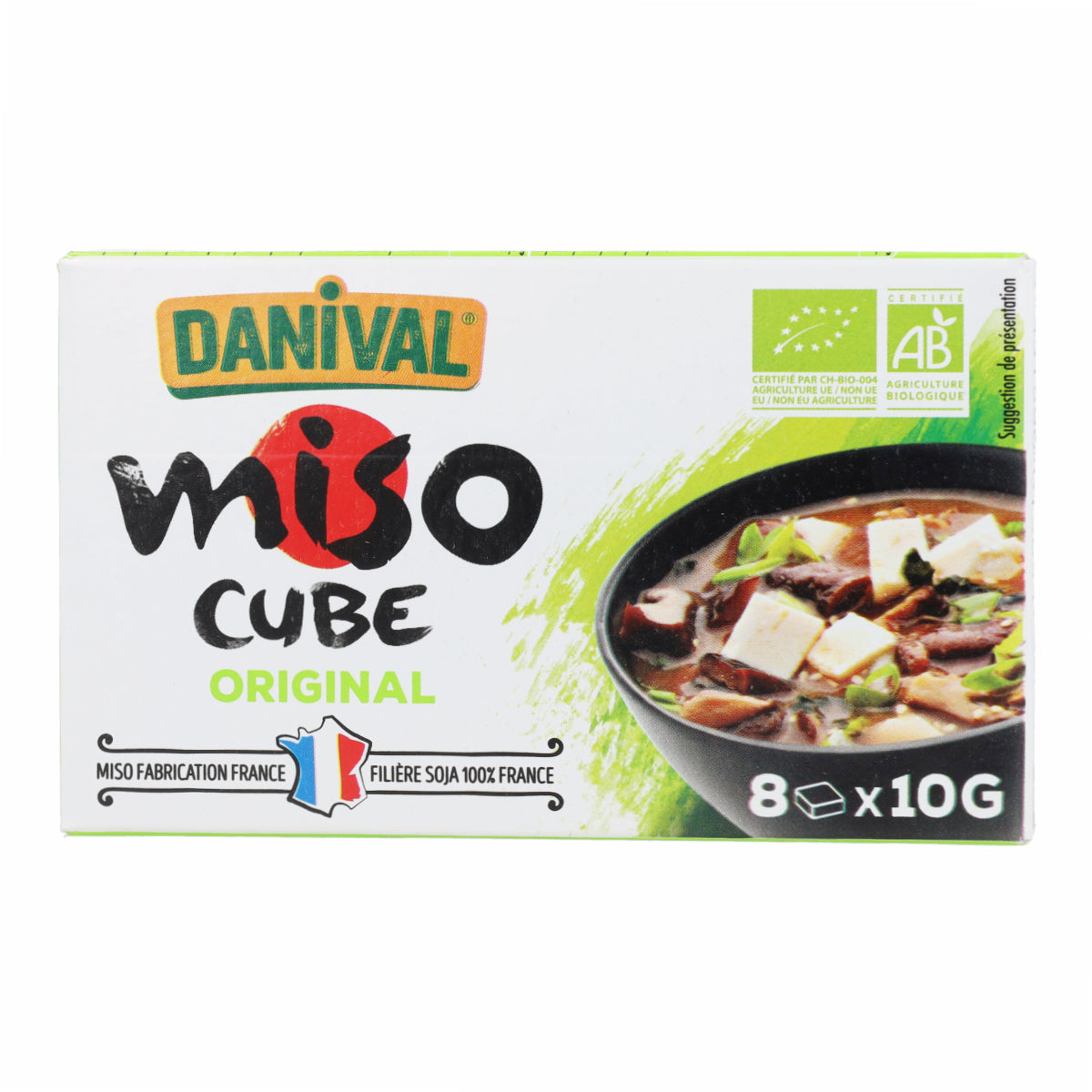 Cubes de Miso Bio Danival 8 unités x 10 g