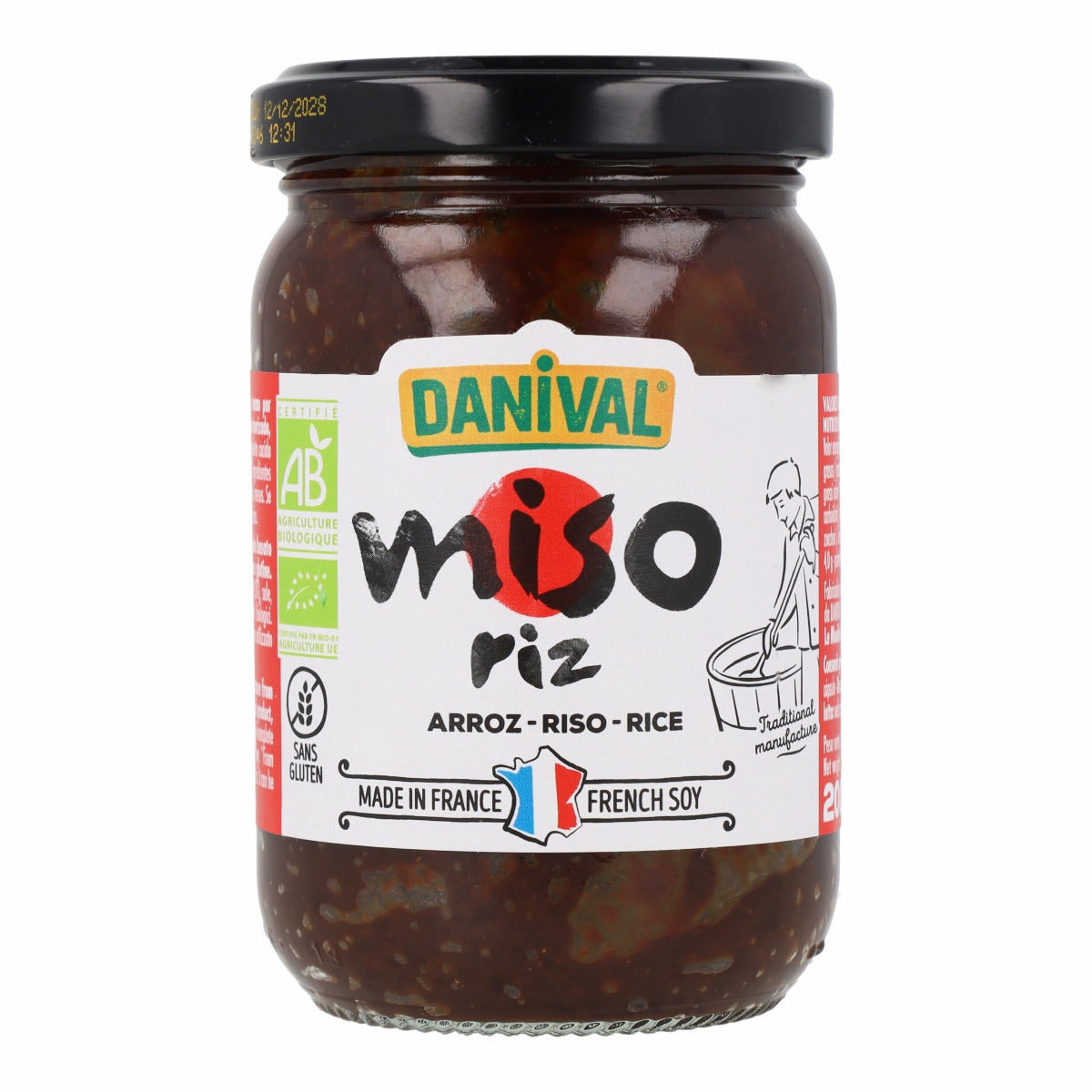 Shiro Miso de Riz Bio Danival 200 g