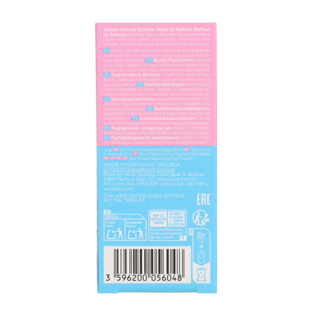 Sérum hydratant Booster Drops à l'acide hyaluronique 30 ml