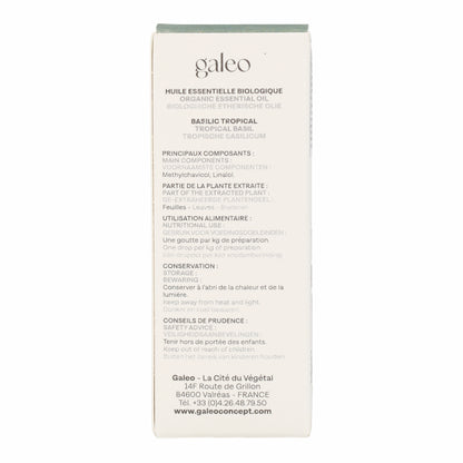 Huile essentielle Basilic Tropical BIO Galeo 10 ml