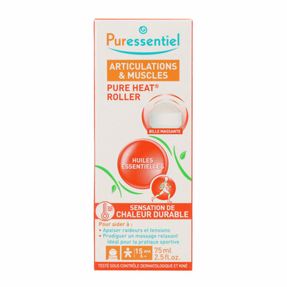 Articulations et Muscles Roller Chauffant Pure Heat® PURESSENTIEL 75 ml