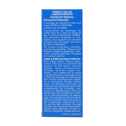 Maux de tête Roll-on Migra Pure PURESSENTIEL 5 ml