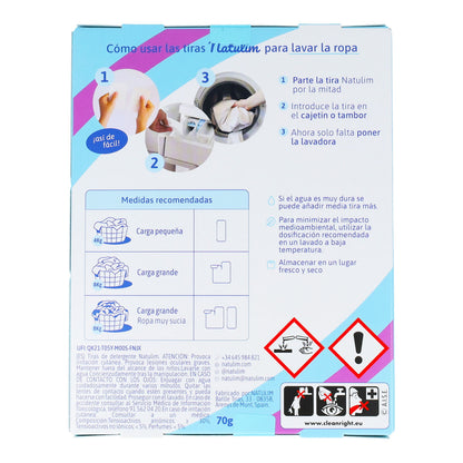 Eco Tiras de Lavar lavanda, Natulim, 40 lavados