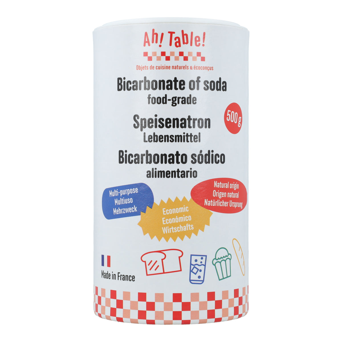 Bicarbonate de soude alimentaire La Droguerie écologique  500 g