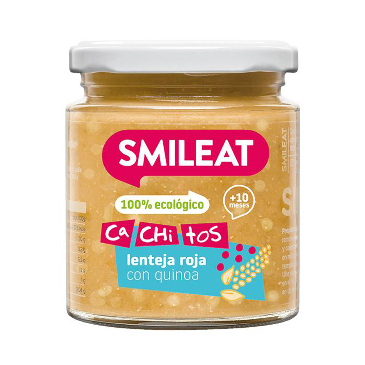 Pack Tarritos Cachitos comidas BIO Smileat 4 uds de 230g