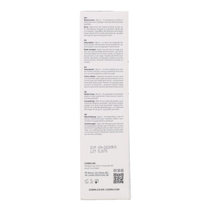 Le Sérum Peptide Skin Booster 6 peptides Cosrx 150 ml