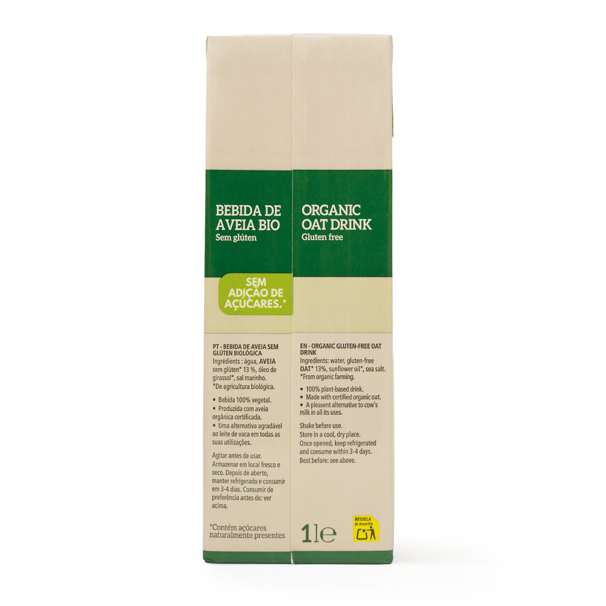 Pack 6 x Boisson à l'avoine sans gluten La Finestra Sul Cielo 1 L