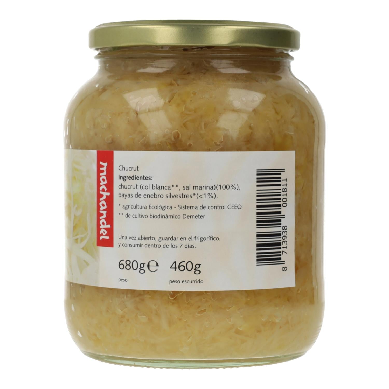 Chucrut bio Demeter Machandel 360 g