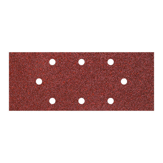Wolfcraft 8409000 - 15 patines de lija de corindón, grano 40,80,120; perforadas 93 x 230 mm