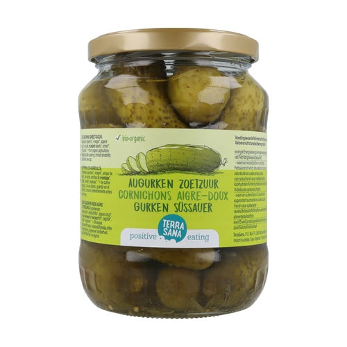 Pepinillos agridulces 360 g Terrasana