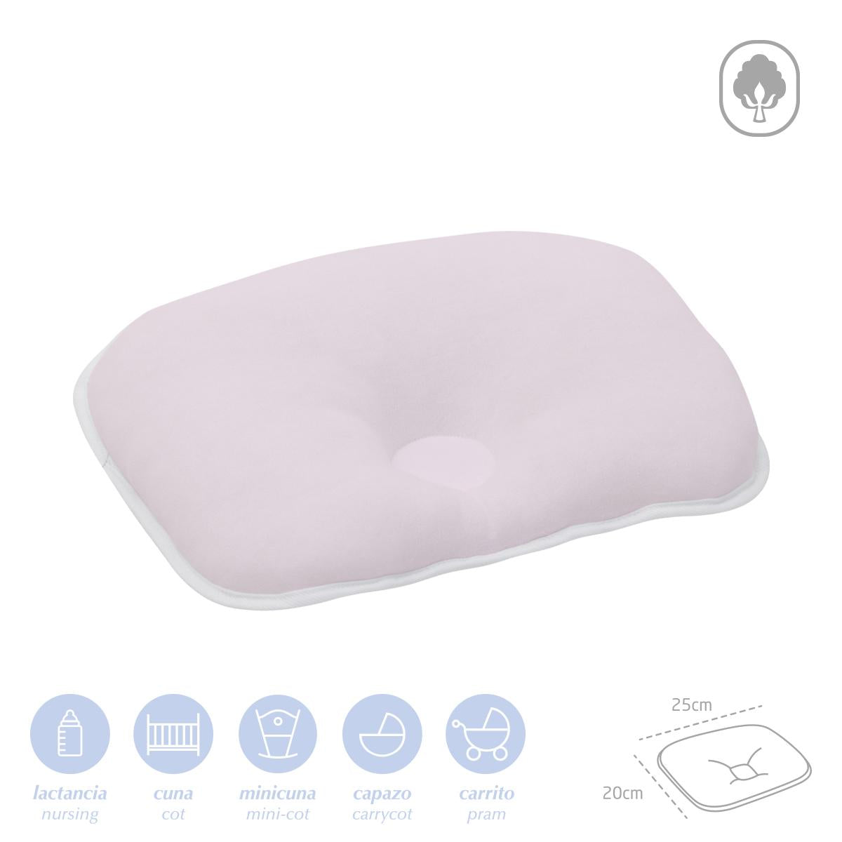 Cojin de brazo para bebé de Cambrass Rosa