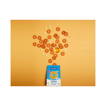 Pack 2x Galletas infantiles ECO de espelta con manzana Smileat, 220g