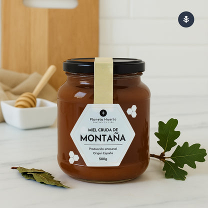 Miel Cruda de Montaña Planeta Huerto 500 gr