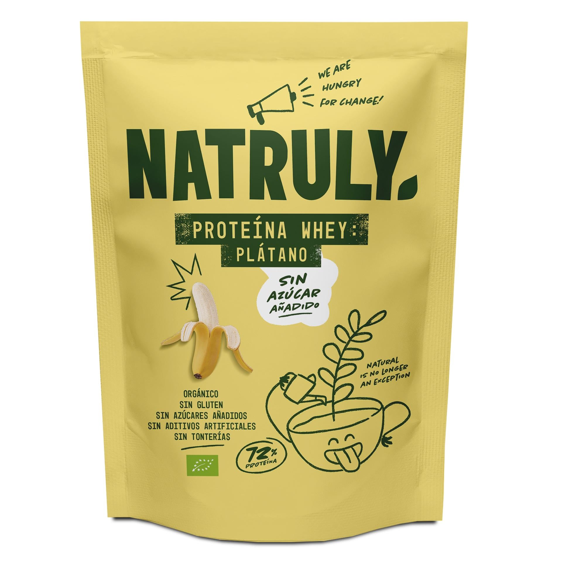 Proteína Whey Plátano Natruly 350 g