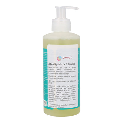 Savon mains 7 plantes Sonett 300ml