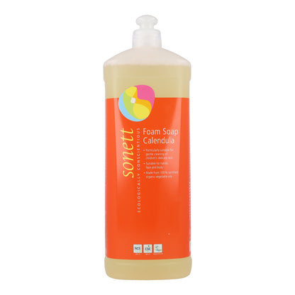 Savon mousse bébé à la calendula Sonett 1L