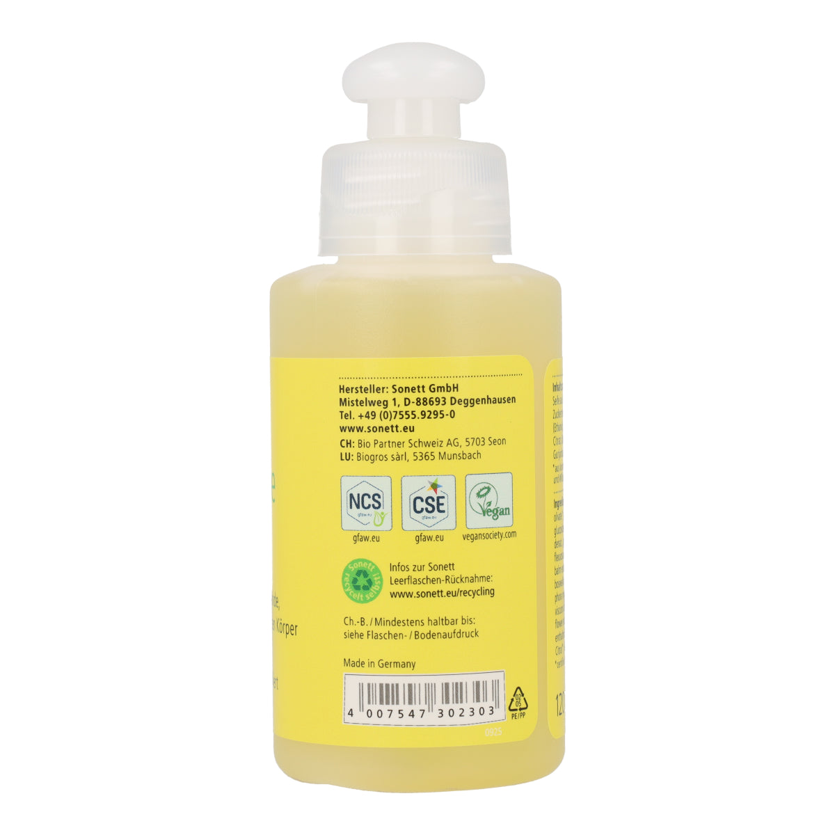Savon mains agrumes Sonett 120ml