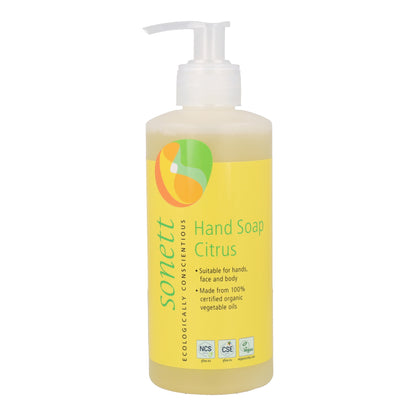 Savon mains Agrumes distributeur Sonett 300ml