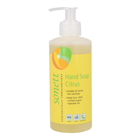 Savon mains Agrumes distributeur Sonett 300ml