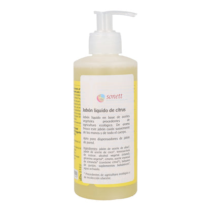 Savon mains Agrumes distributeur Sonett 300ml