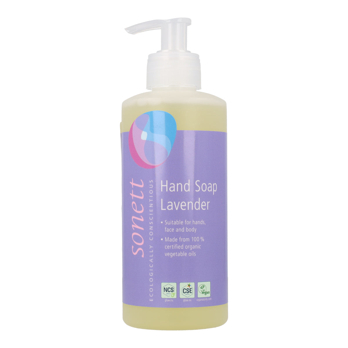 Savon mains lavande distributeur Sonett 300ml
