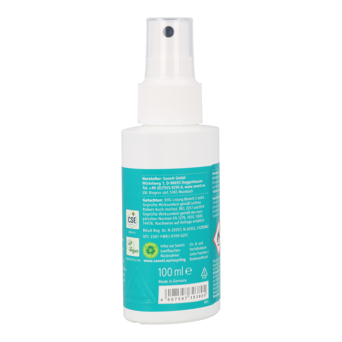 Désinfectant surfaces Sonett 100ml