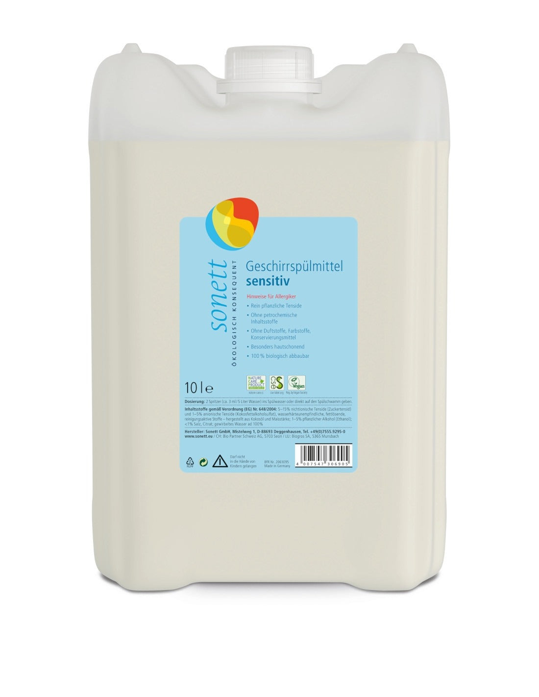 Nettoyant Universel Neutre Sonett, 10 Litres