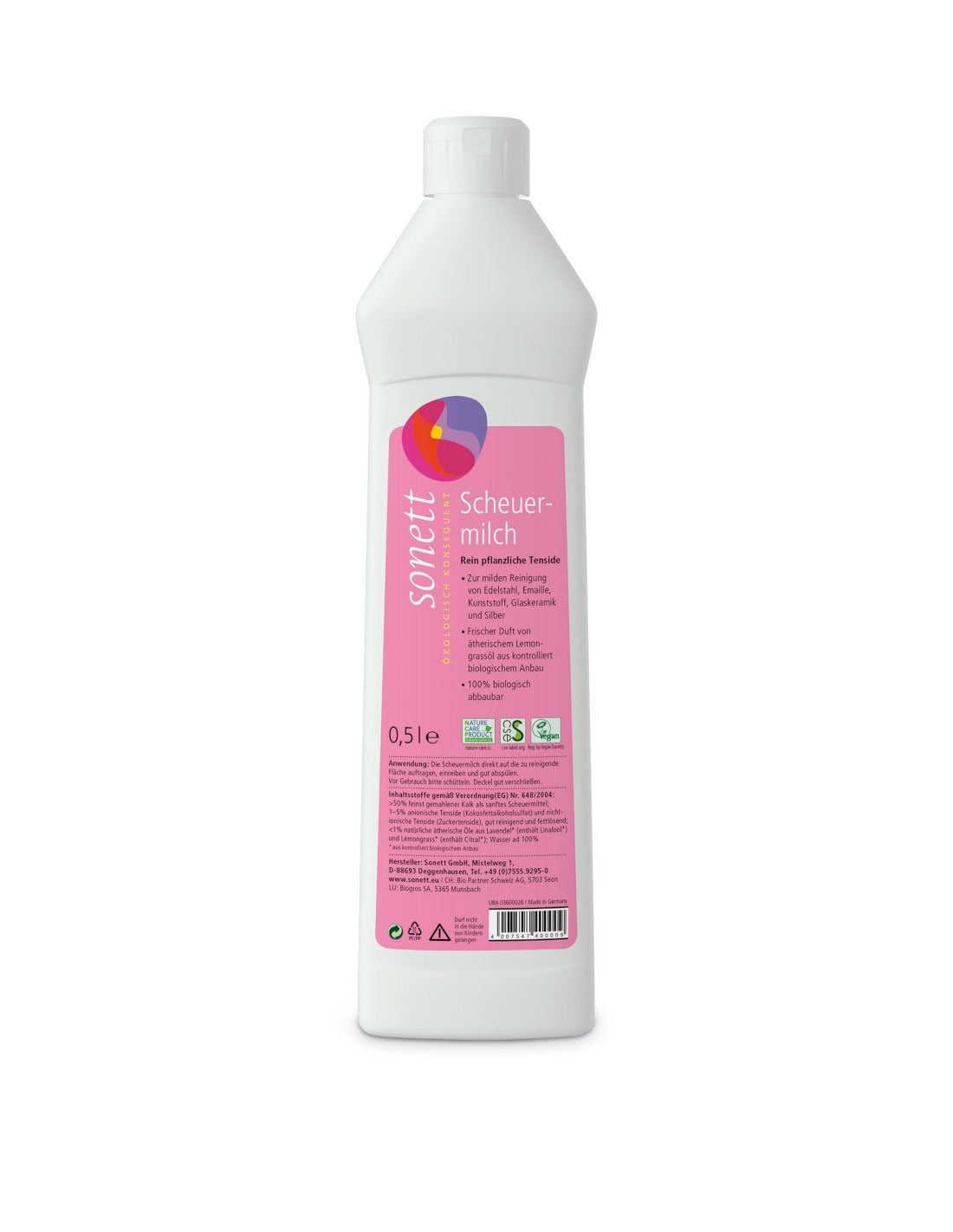 Liquide vaisselle anti-calcaire Sonett 500ml