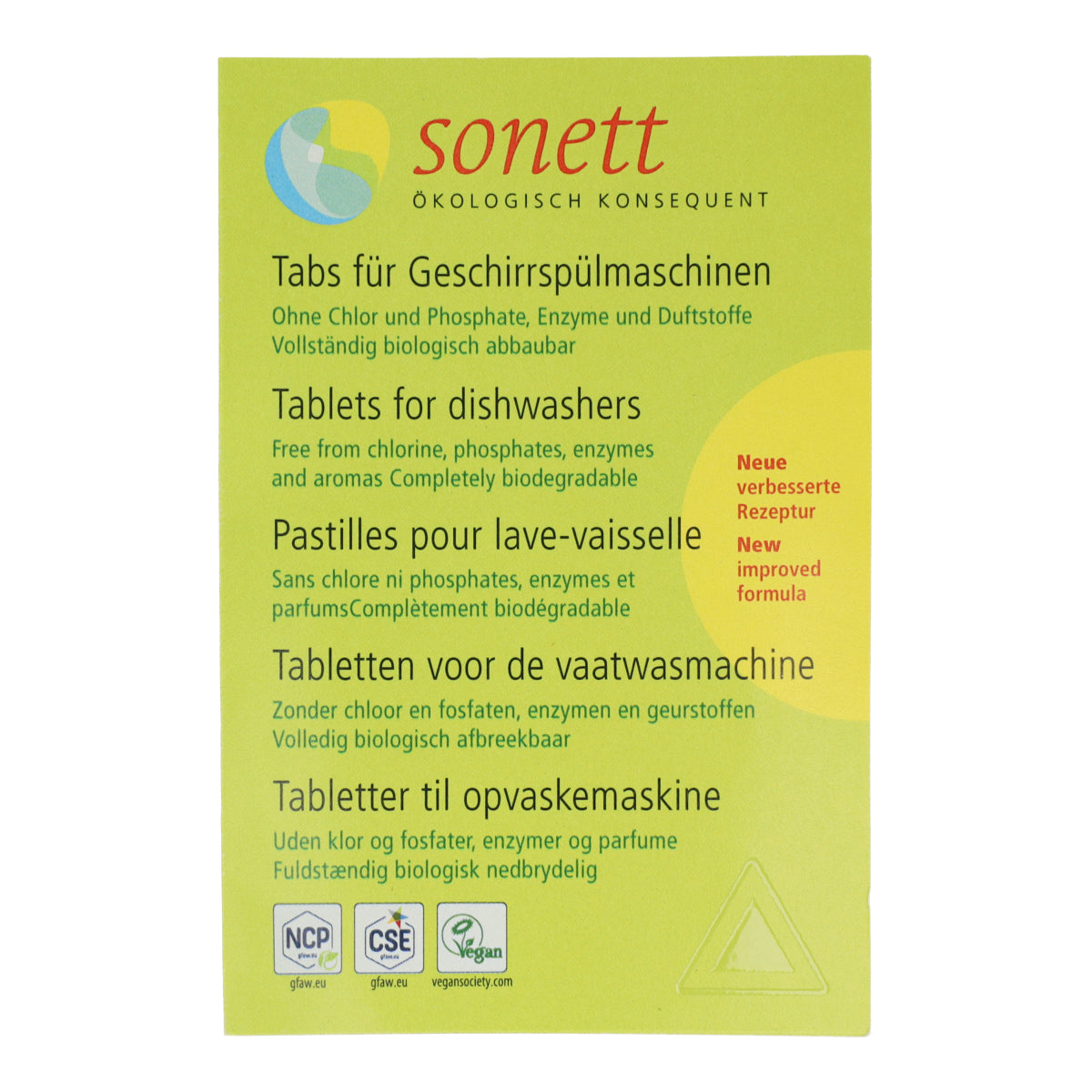 Tablettes lave-vaisselle Sonett 2x20g
