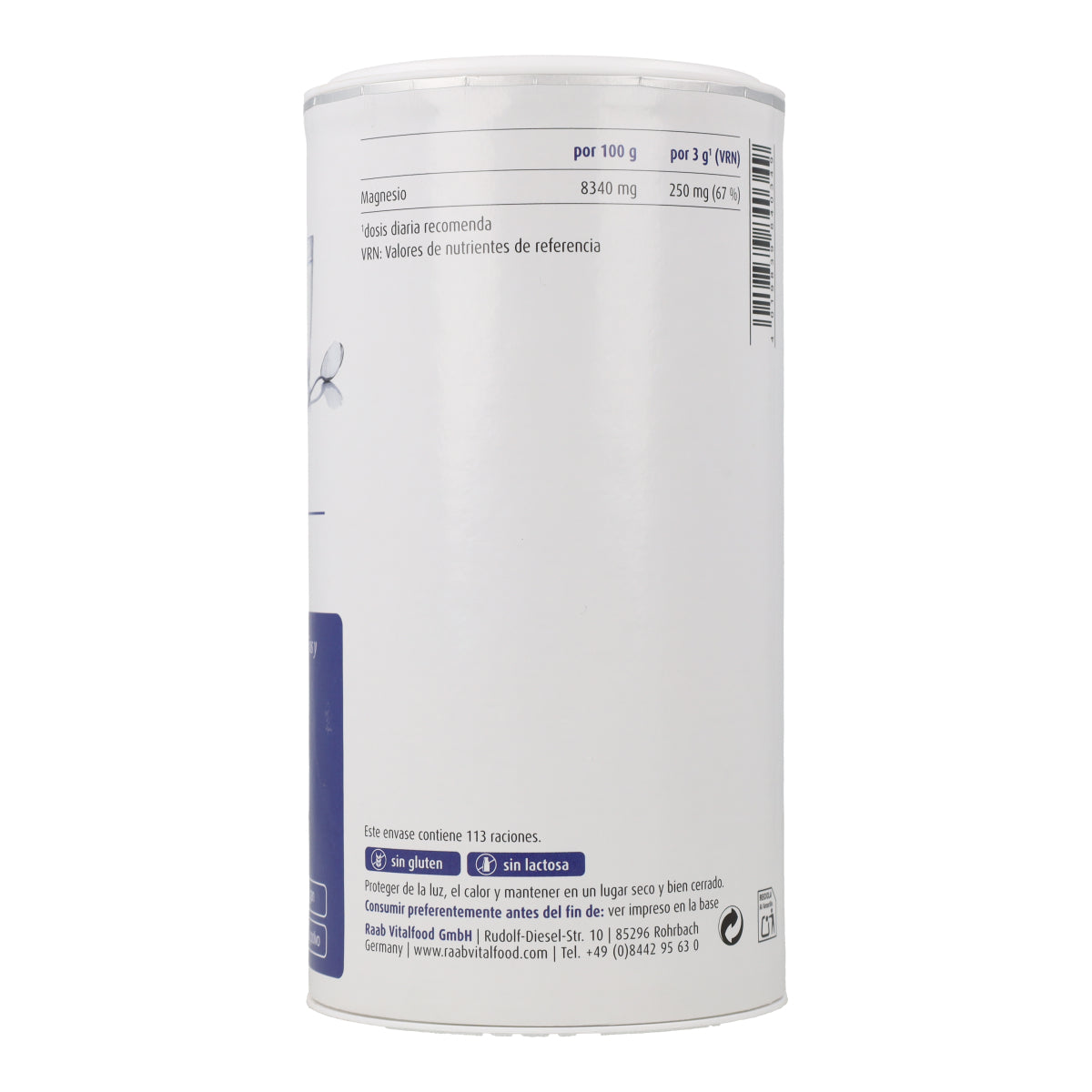 Citrate de magnésium en poudre Raab 340 g