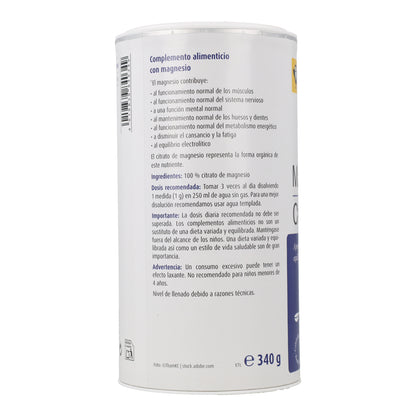 Citrate de magnésium en poudre Raab 340 g