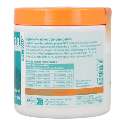 Lupo Gelenk20 Poudre 150 g Chondroprotecteur Naturel pour Chiens
