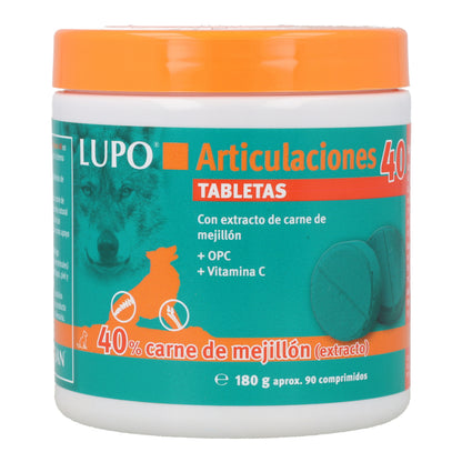 Lupo Gelenk40 Comprimés 90 u Chondroprotecteur Naturel en Comprimés pour Chiens