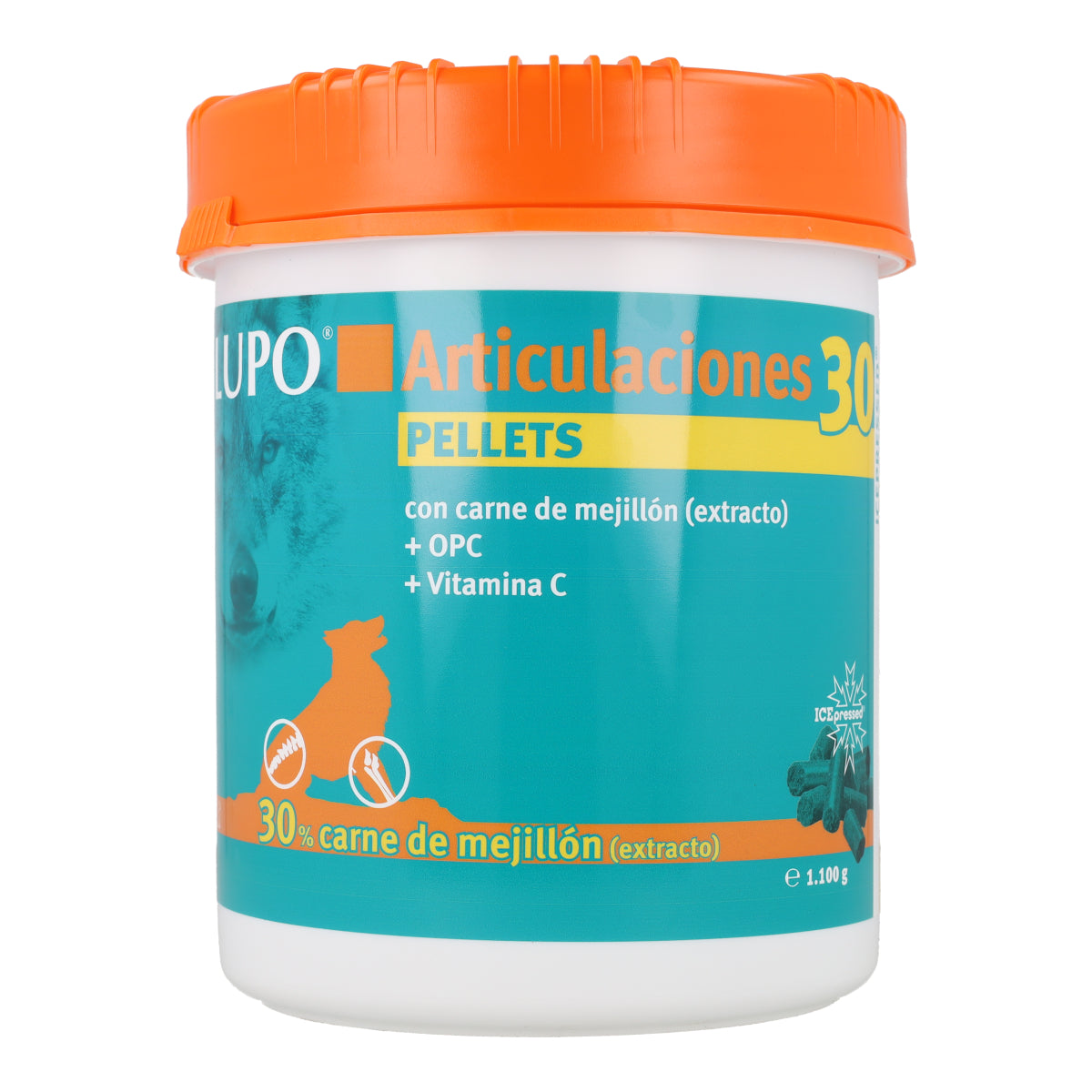Lupo Gelenk30 Granulés 1100 g Chondroprotecteur Naturel en Granulés pour Chiens