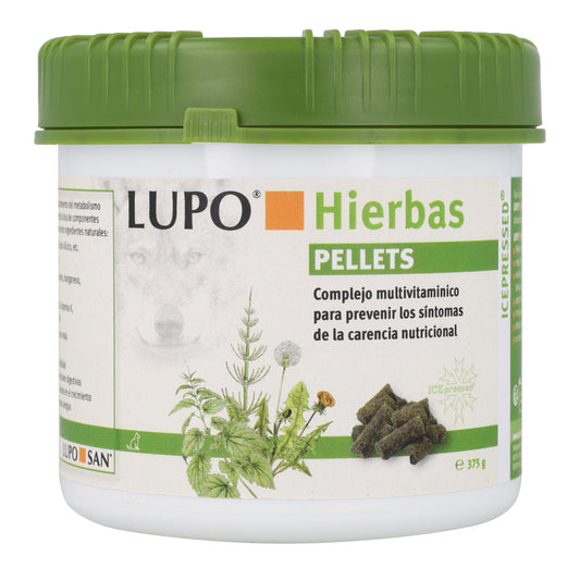 Lupo Complément Alimentaire Multivitaminé 100% Naturel en Granulés pour Chiens 375 g
