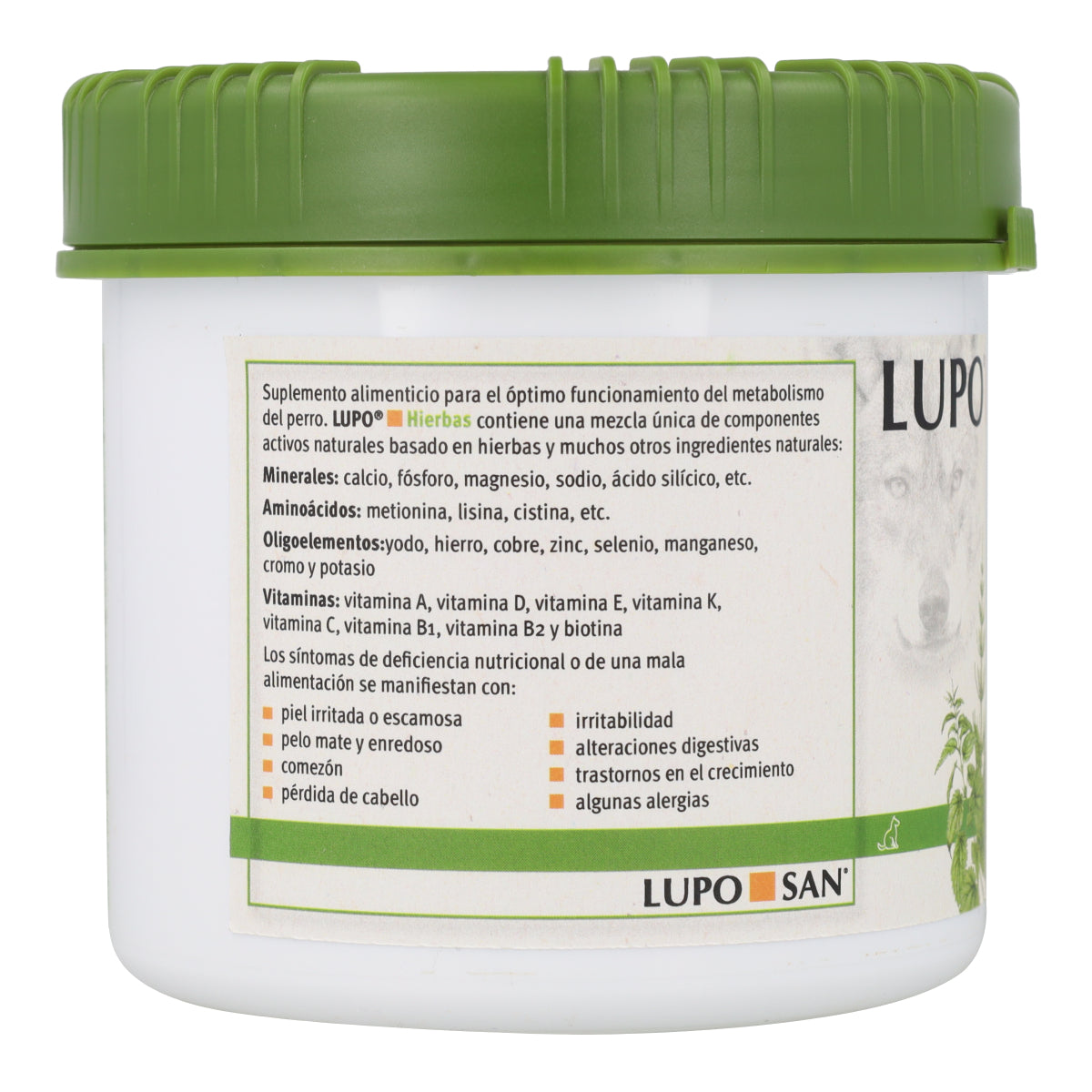 Lupo Complément Alimentaire Multivitaminé 100% Naturel en Granulés pour Chiens 375 g